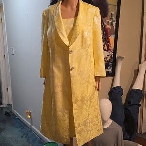Chic Yellow Women's Blazer Coat
